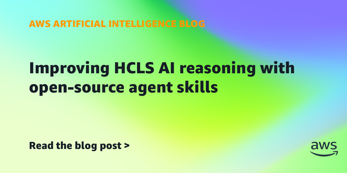 AWS open-sources 38 agent skills across 11 HCLS domains
