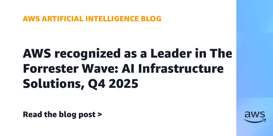 AWS named Leader in Forrester AI Infrastructure Wave