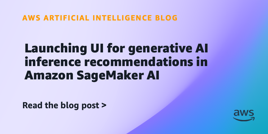 SageMaker AI adds no-code UI for inference optimization