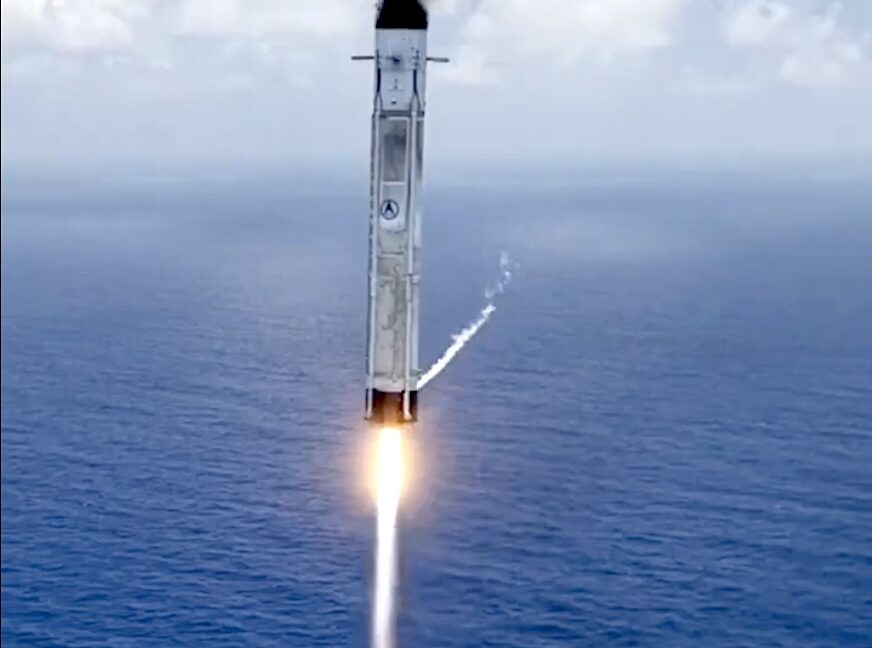 China catches its first reusable rocket booster in mid-air with a net