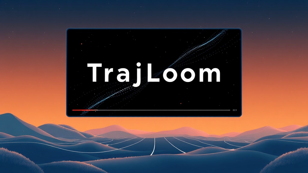 New TrajLoom framework predicts future motion in videos by modeling dense point trajectories using flow matching and variational autoencoders.