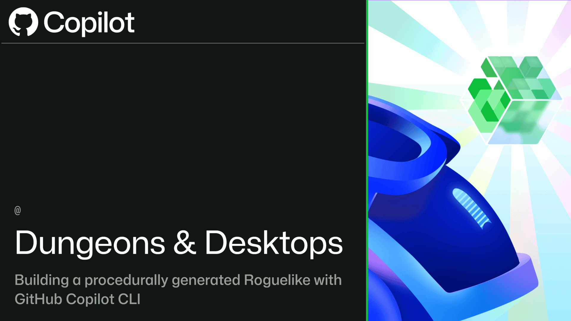 Lee Reilly built GitHub Dungeons, a terminal roguelike that procedurally generates levels from your codebase using GitHub Copilot CLI.