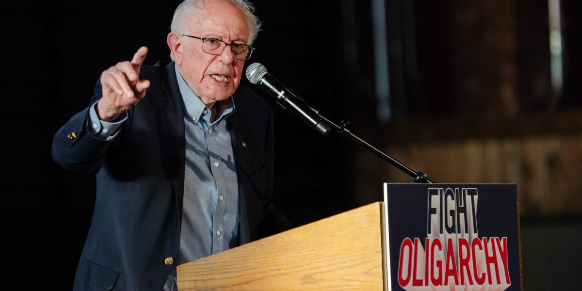Senator Bernie Sanders introduced legislation for a government sovereign wealth fund that would give Americans 50% ownership in major AI companies and pay $1,000 yearly checks from expected dividends.