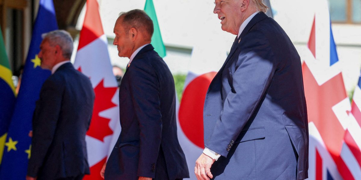 G7 leaders are clashing over U.S. export controls on AI models and China's dominance in critical supply chains, exposing deep divides that may block consensus on technology policy.