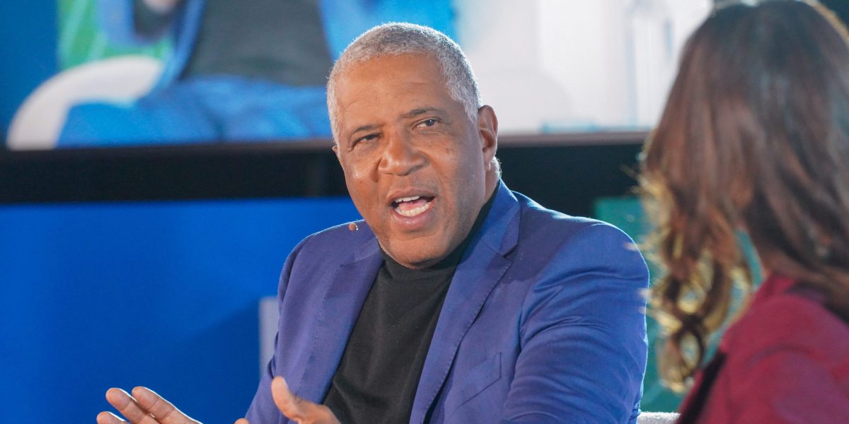 Vista Equity Partners CEO Robert Smith urges companies to preserve intern programs despite AI disruption, citing the programs' role in transferring knowledge and optimism to the next generation of technologists.