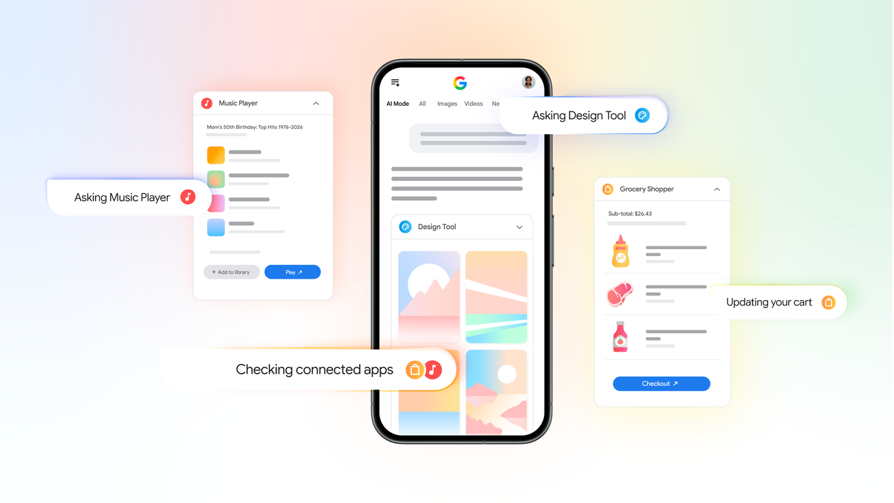 Google links apps directly to Search's AI Mode