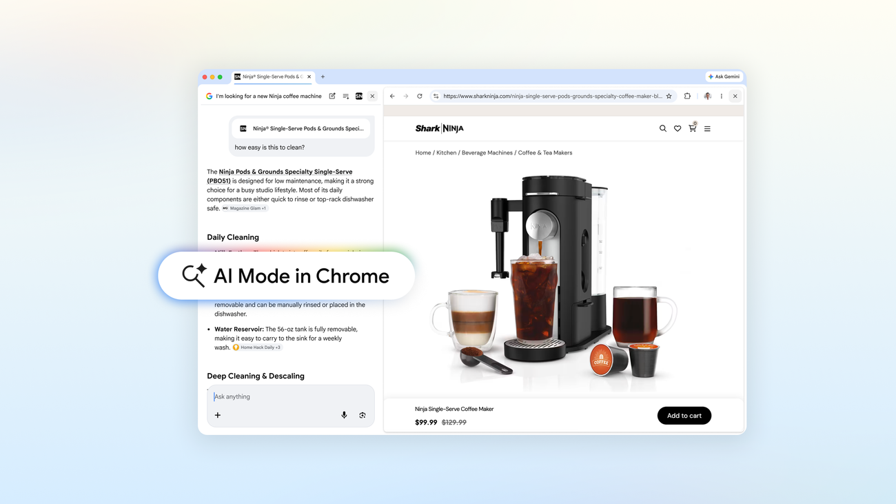 Google enhances Chrome's AI Mode to revolutionize how users browse and interact with web content