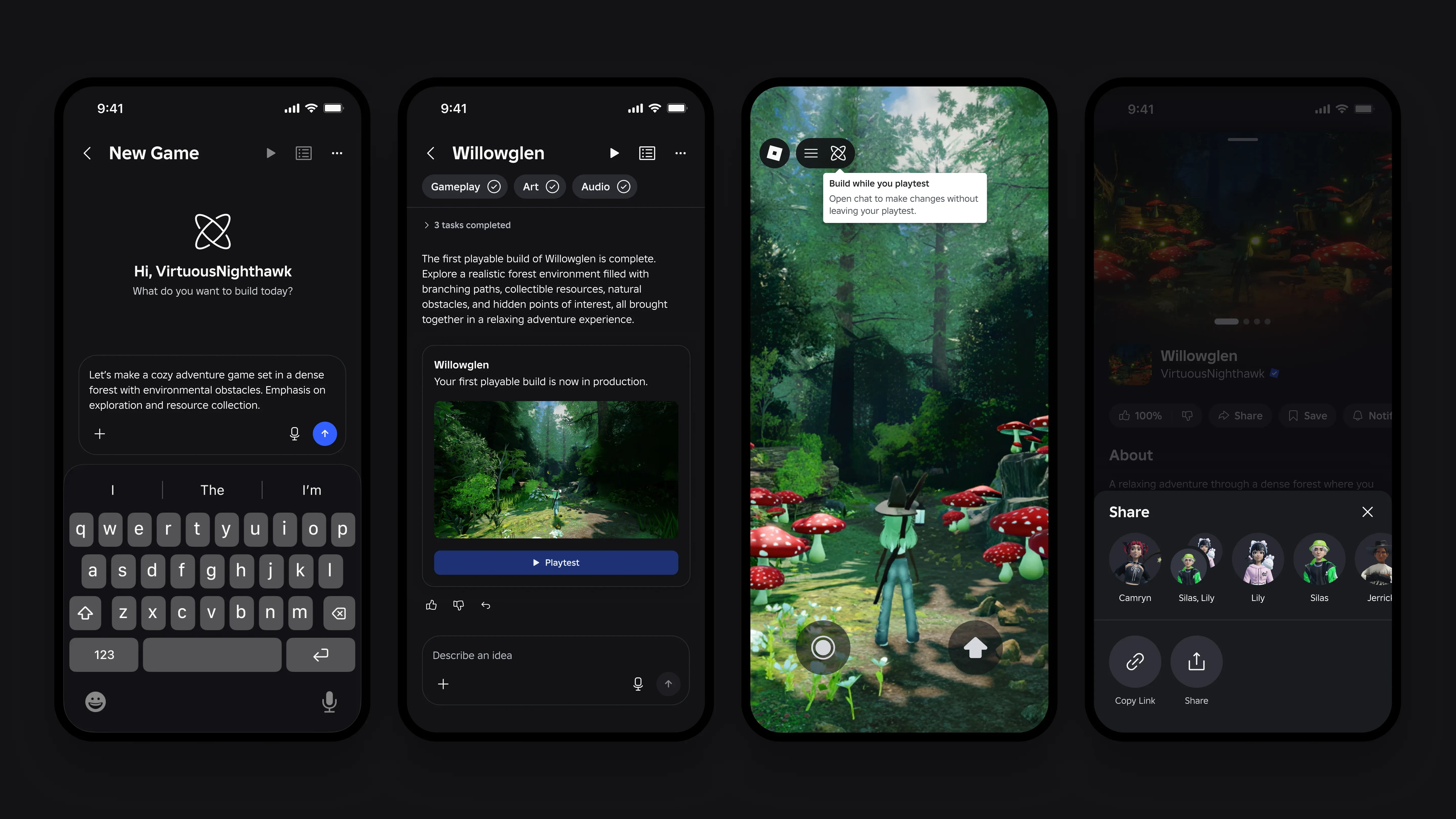 Roblox、モバイルAI作成ツール「Build」でゲーム制作を民主化