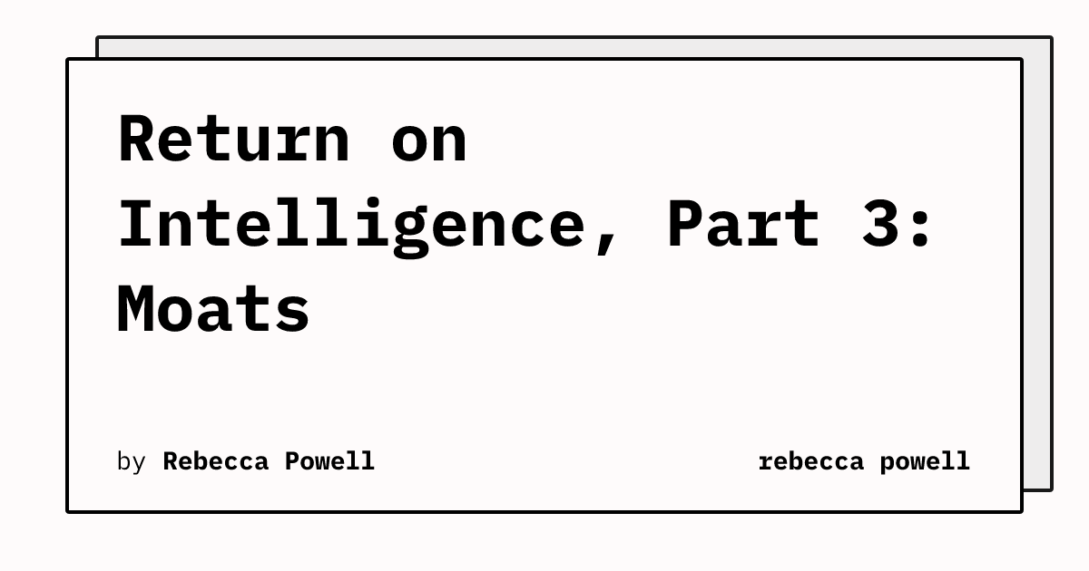 Frontier AI model providers' centralized moat weakens as technology diffuses intelligence to local devices and platforms