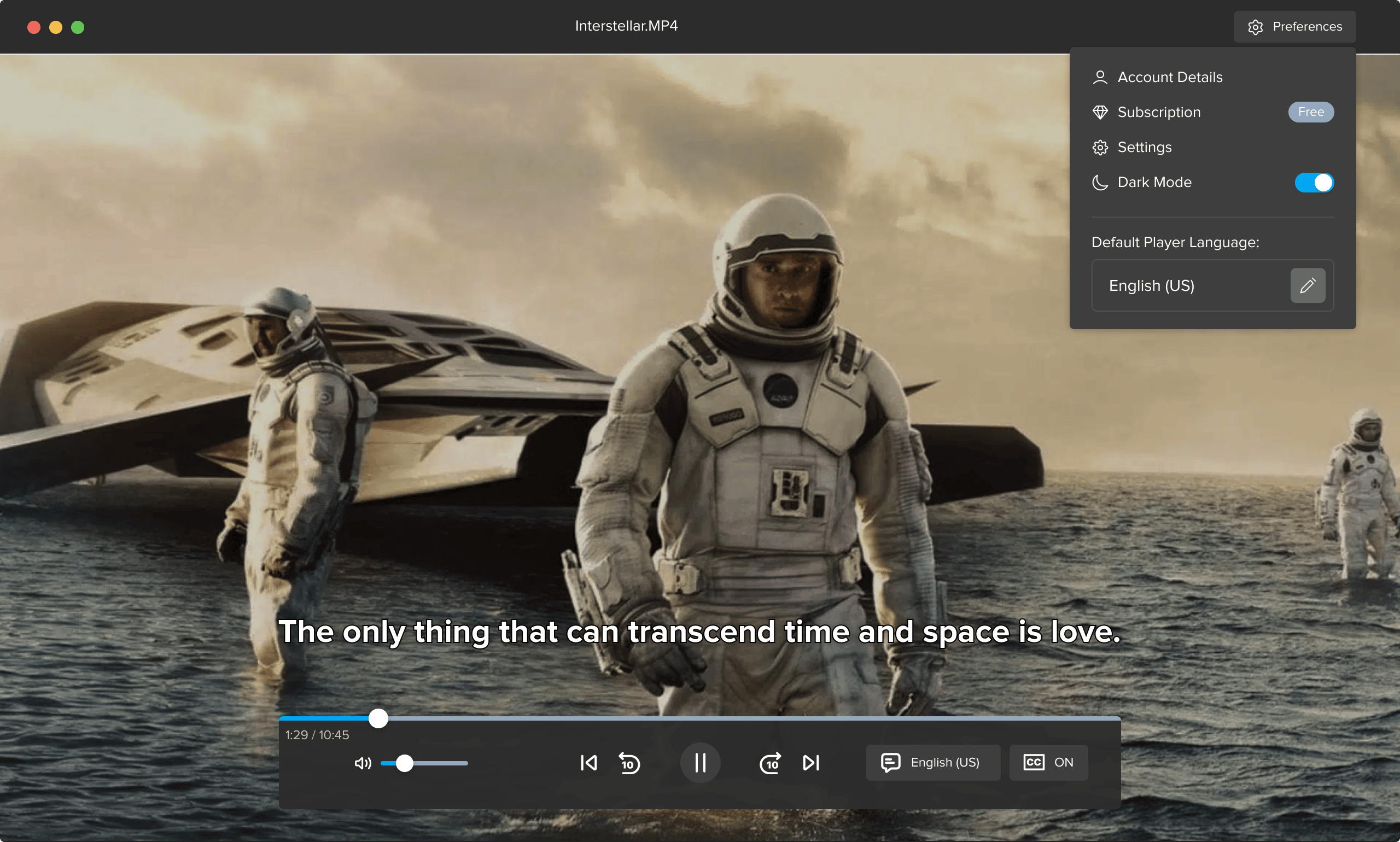 Ray. the first AI media player by OpenSubtitles