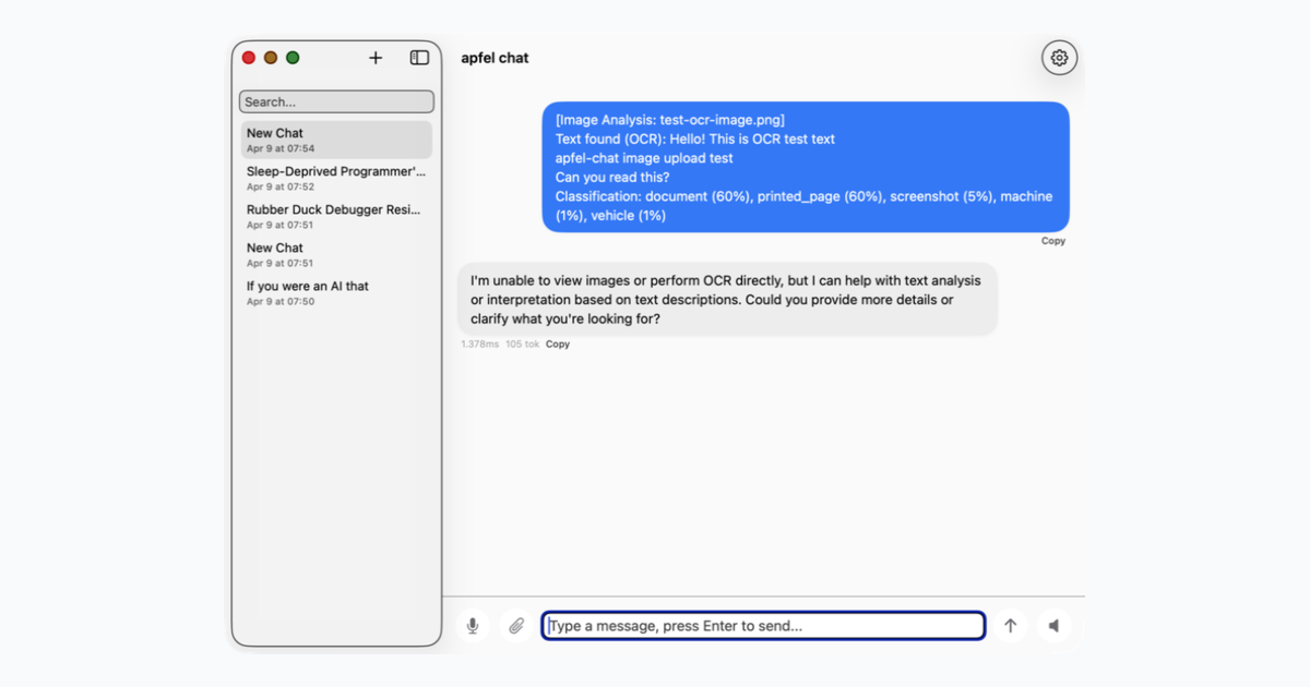 MIT researchers develop Apfel Chat, an on-device AI assistant that operates entirely offline without requiring internet connectivity.