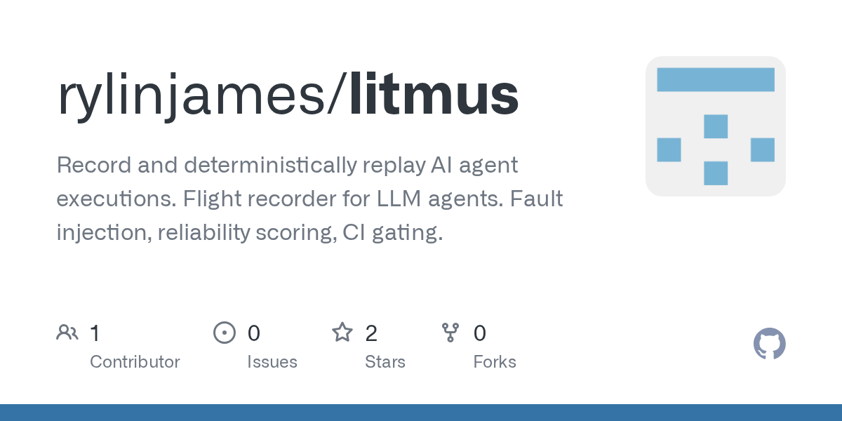 Litmus tool enables developers to record and replay LLM agent executions for debugging and testing purposes