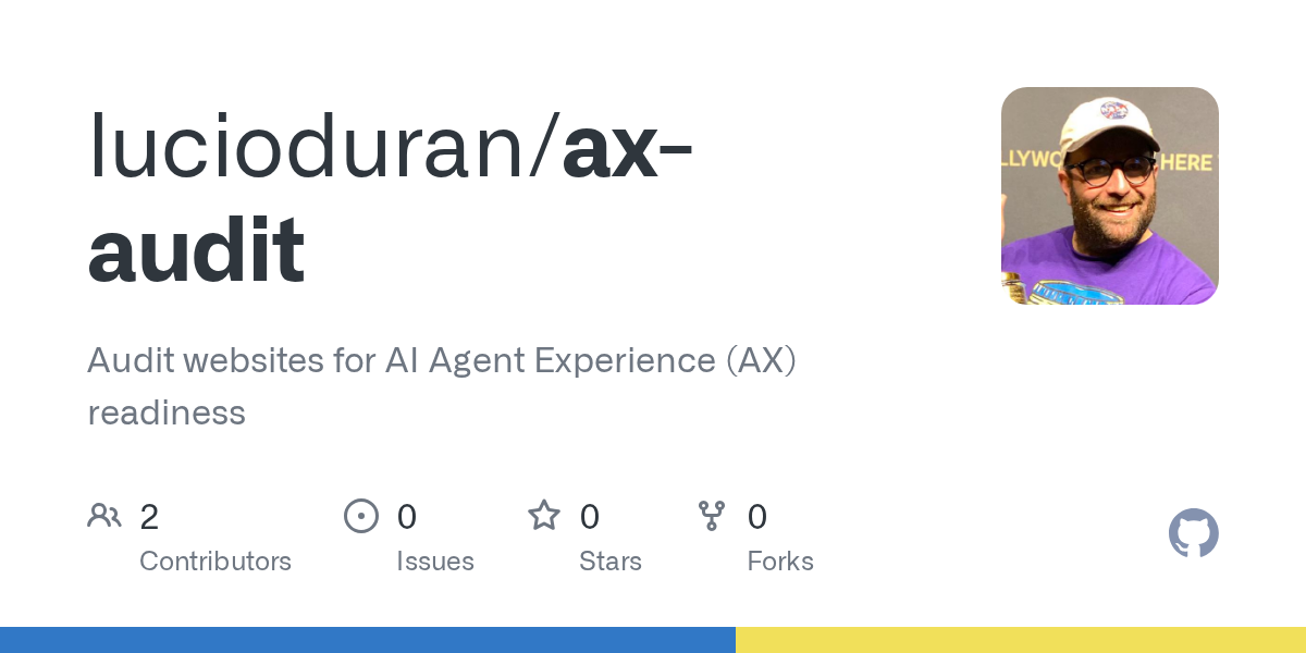 A new audit tool called ax-audit helps websites prepare for AI agents by checking their readiness across 18 dimensions—from discovery files to crawler policies to content formats.
