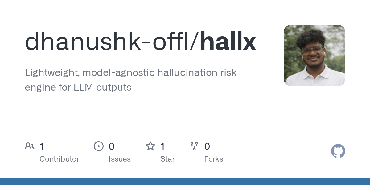 Developer releases Hallx, a risk-scoring tool to catch hallucinations and silent failures in LLM outputs across OpenAI, Anthropic, and Gemini.