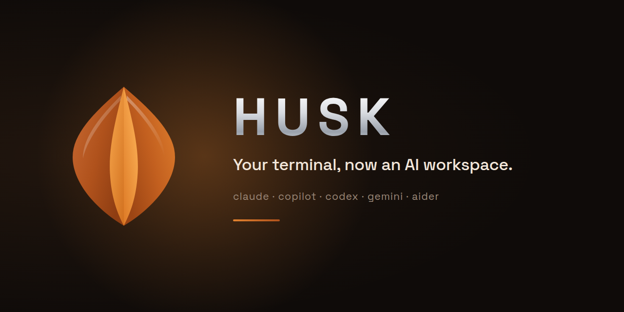 Husk desktop app wraps terminal AI agents in graphical interface