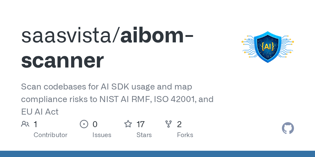 New open-source tool helps developers identify AI SDKs and regulatory compliance issues in their codebase