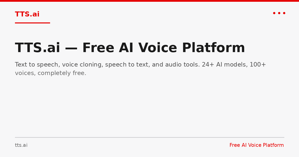 New text-to-speech platform TTS.ai launches with minimal early traction on Hacker News