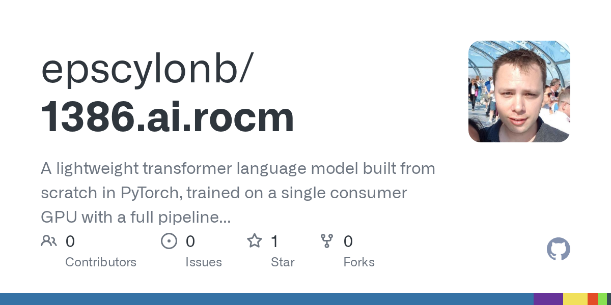 Developer ports 500M-parameter LLM training pipeline to ROCm on AMD Strix Halo APU