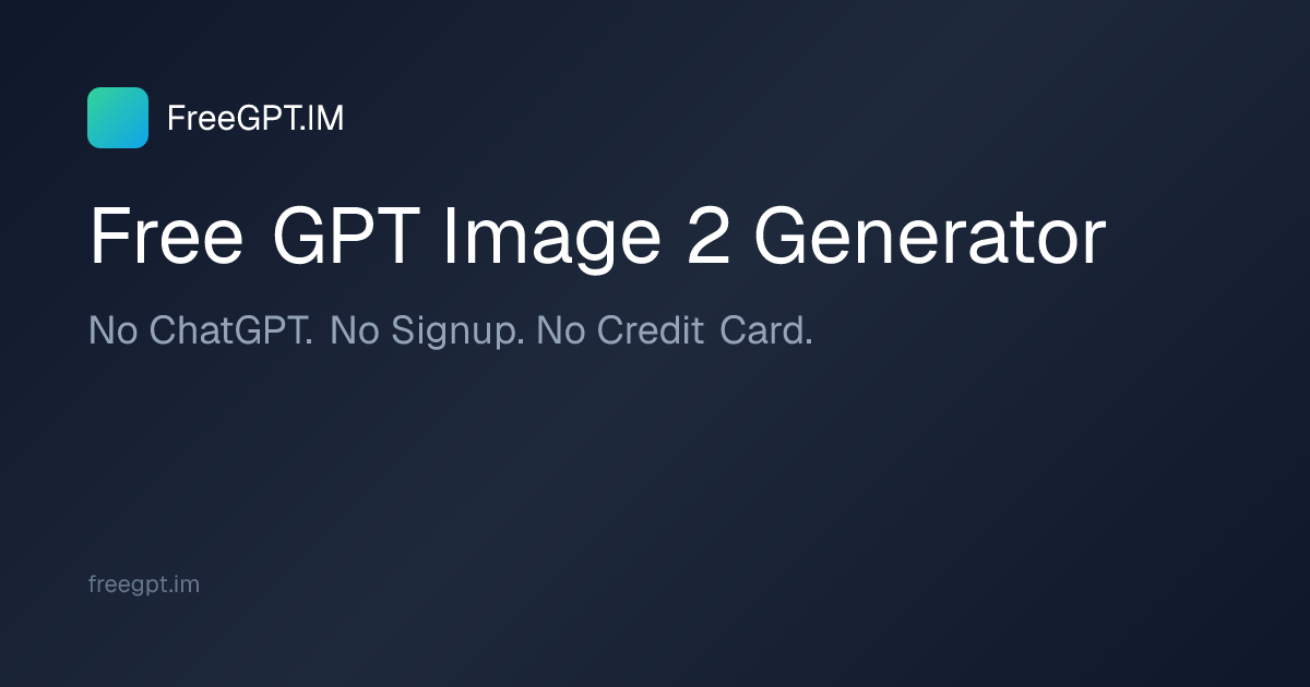 FreeGPT.IM launches free web interface for OpenAI's GPT Image 2, which ranks #1 on Arena's Text-to-Image and Image Edit leaderboards