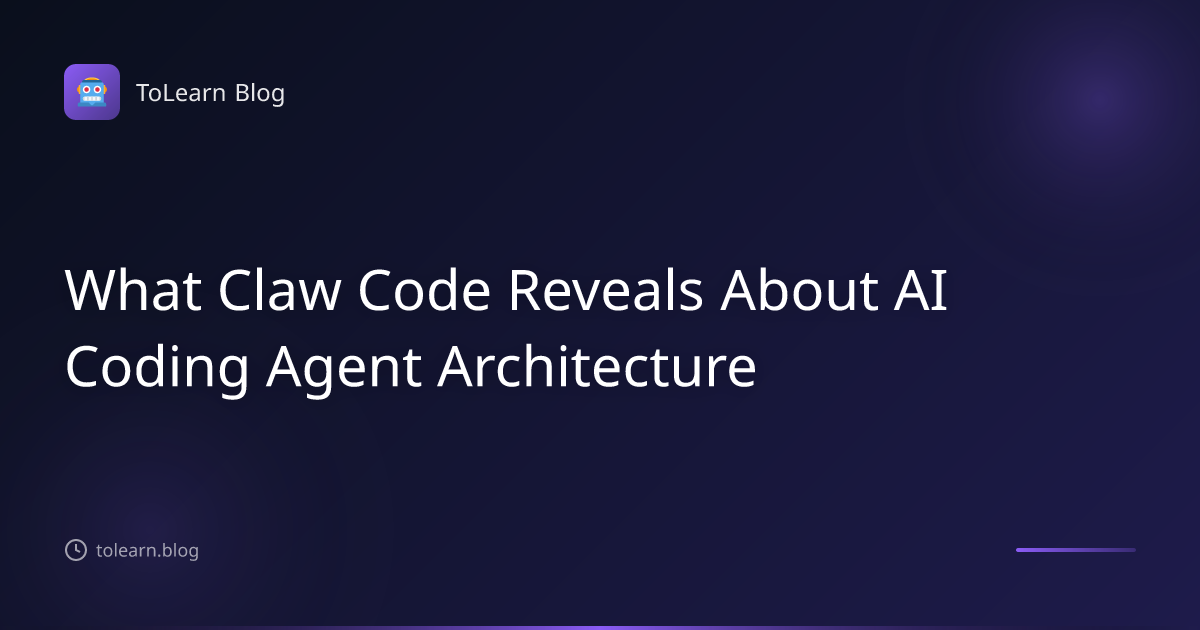 Deep dive into Claw Code's architecture reveals critical design patterns for building effective AI coding agents