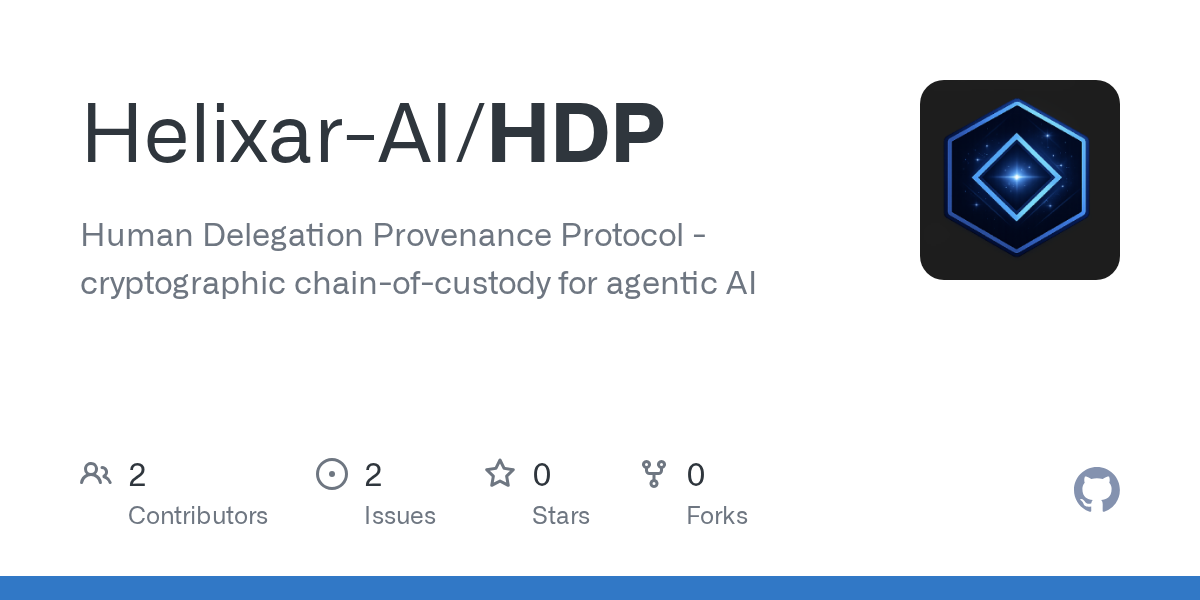 Helixar AI releases HDP, an open protocol enabling transparent human verification and control over autonomous AI agent decisions