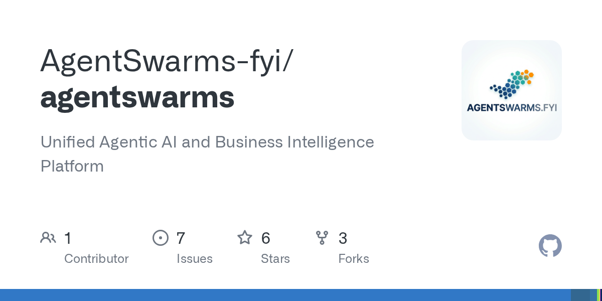AgentSwarms: self-hosted agentic AI platform launches open source