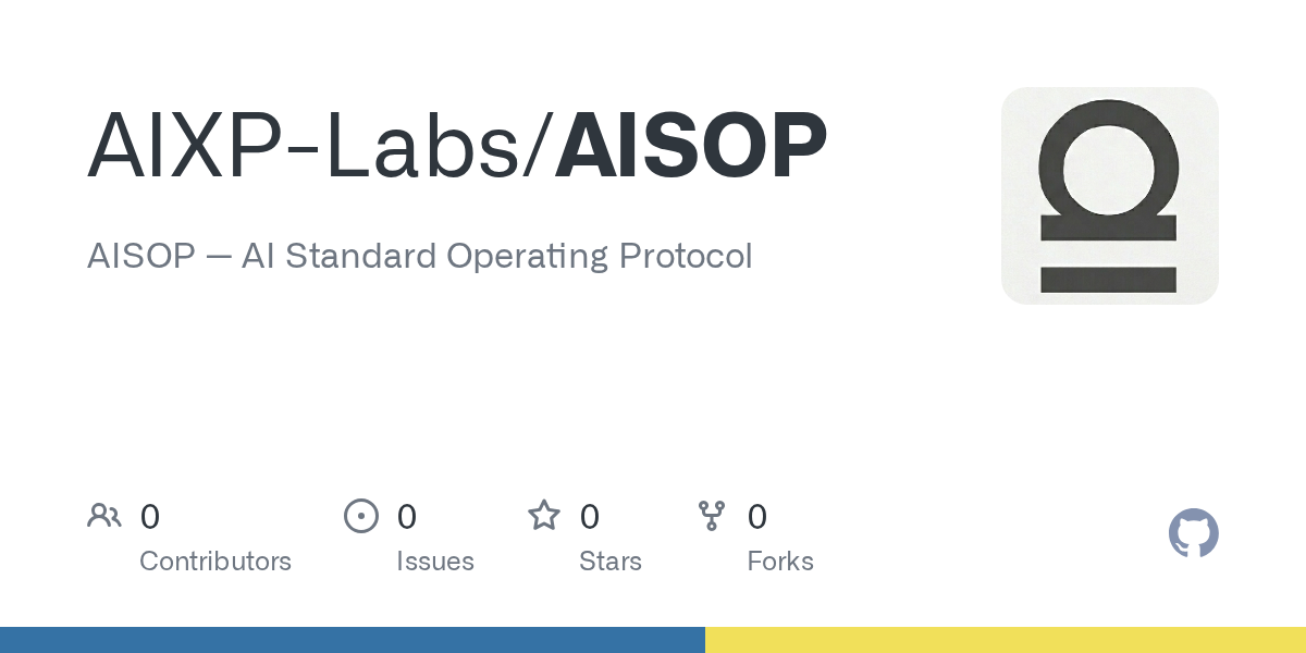 AISOP – an open protocol for defining AI agent workflows using Mermaid diagrams or JSON flow graphs