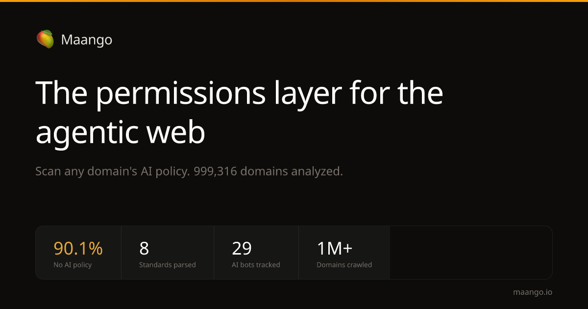 Scan any website to see what AI bots can do on it