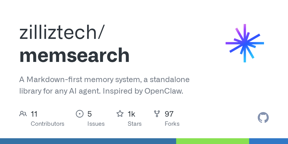 Memsearch enables AI agents to maintain persistent memory across multiple sessions and interactions, improving continuity and context awareness