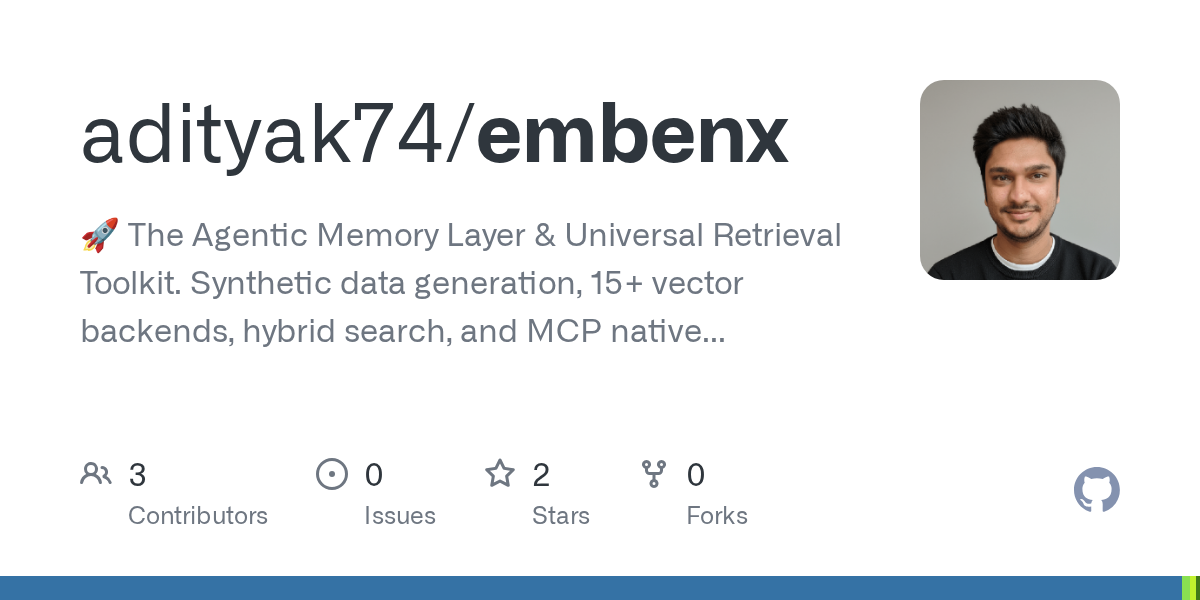 Embenx introduces a memory management layer designed to enhance AI agents' ability to retain and leverage information across interactions