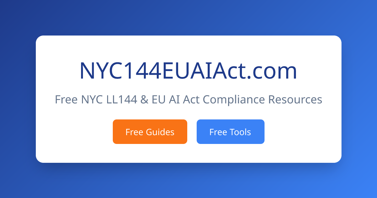 NYC and EU tighten AI hiring rules; 95% of employers lack required audits