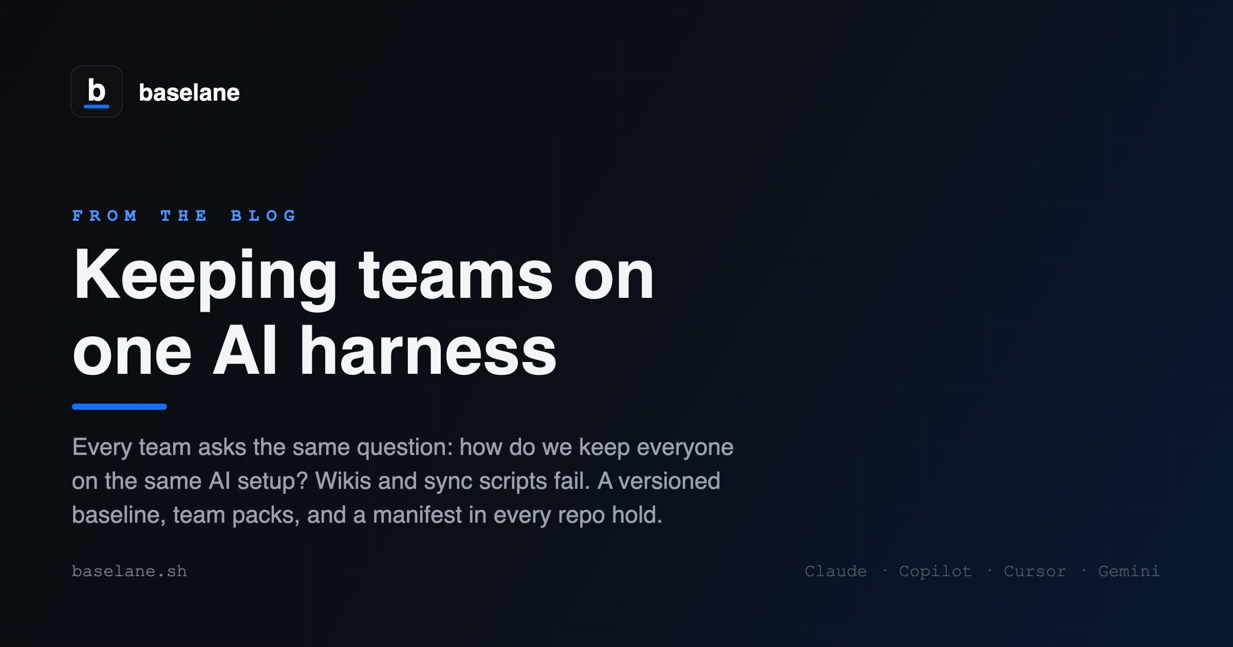 AI config drift: how to keep five teams on one standard