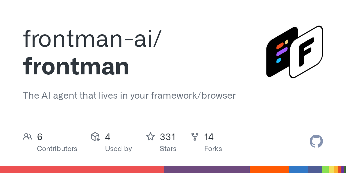 Frontman、ブラウザ上で動作するオープンソースAIコーディングエージェントをGitHubで公開