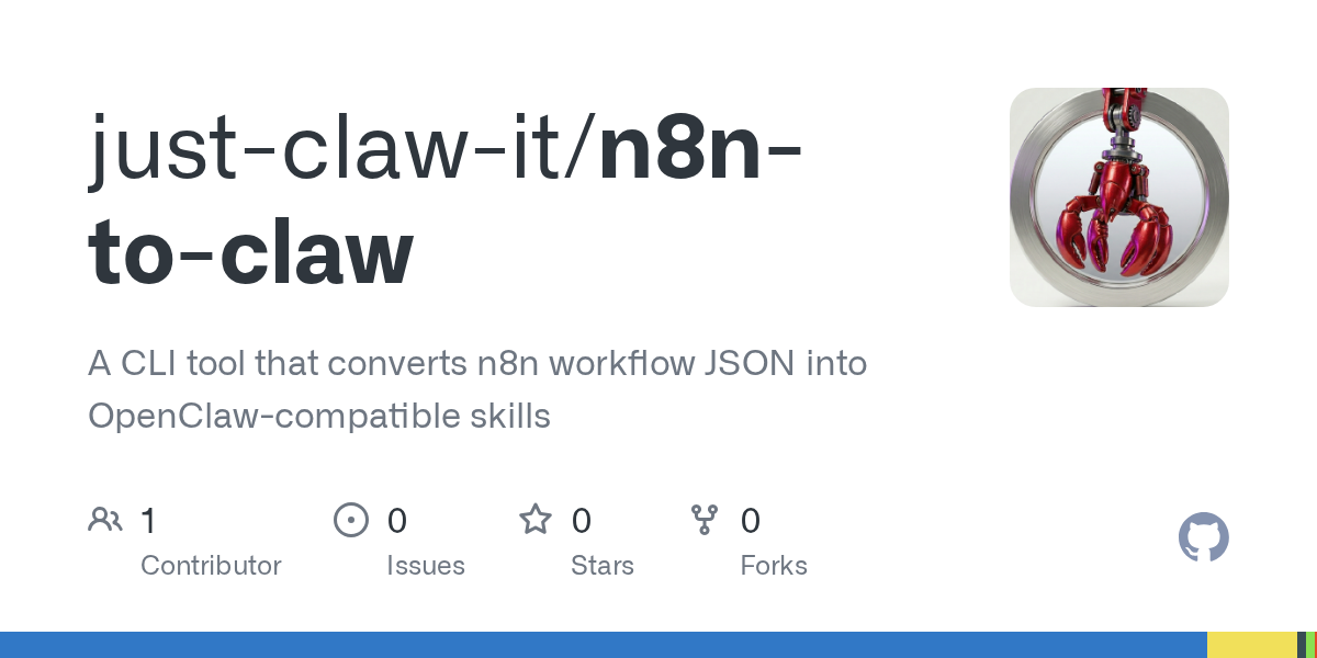 New tool enables developers to convert n8n automation workflows into reusable AI agent skills compatible with OpenClaw framework