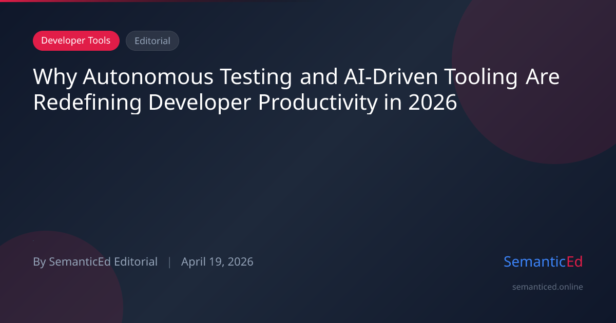 AI-powered testing and development tools are transforming how developers work, automating quality assurance and boosting productivity across engineering teams.