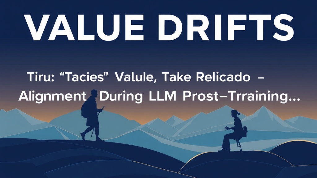 Researchers investigate how large language models' values shift and diverge during the post-training phase that aligns them with human preferences.