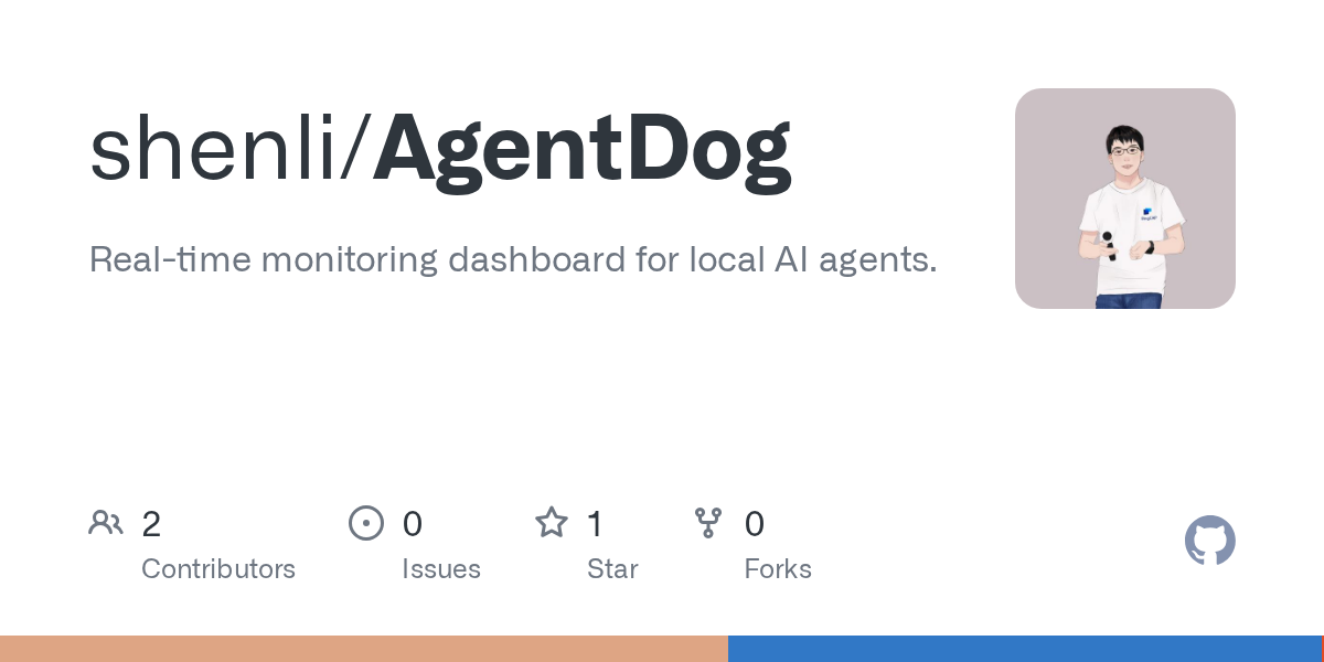 AgentDog provides an open-source monitoring dashboard designed to help developers track and manage the performance of AI agents running locally on their machines.