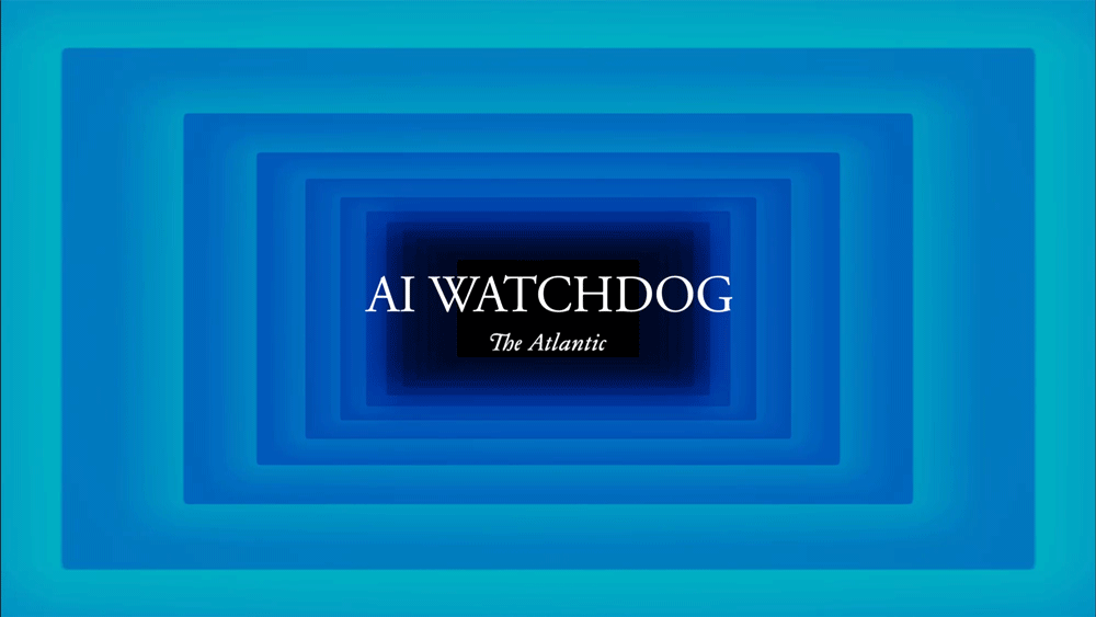 The Atlantic launches AI Watchdog, an investigation into how tech companies use copyrighted content to train generative AI systems without permission.