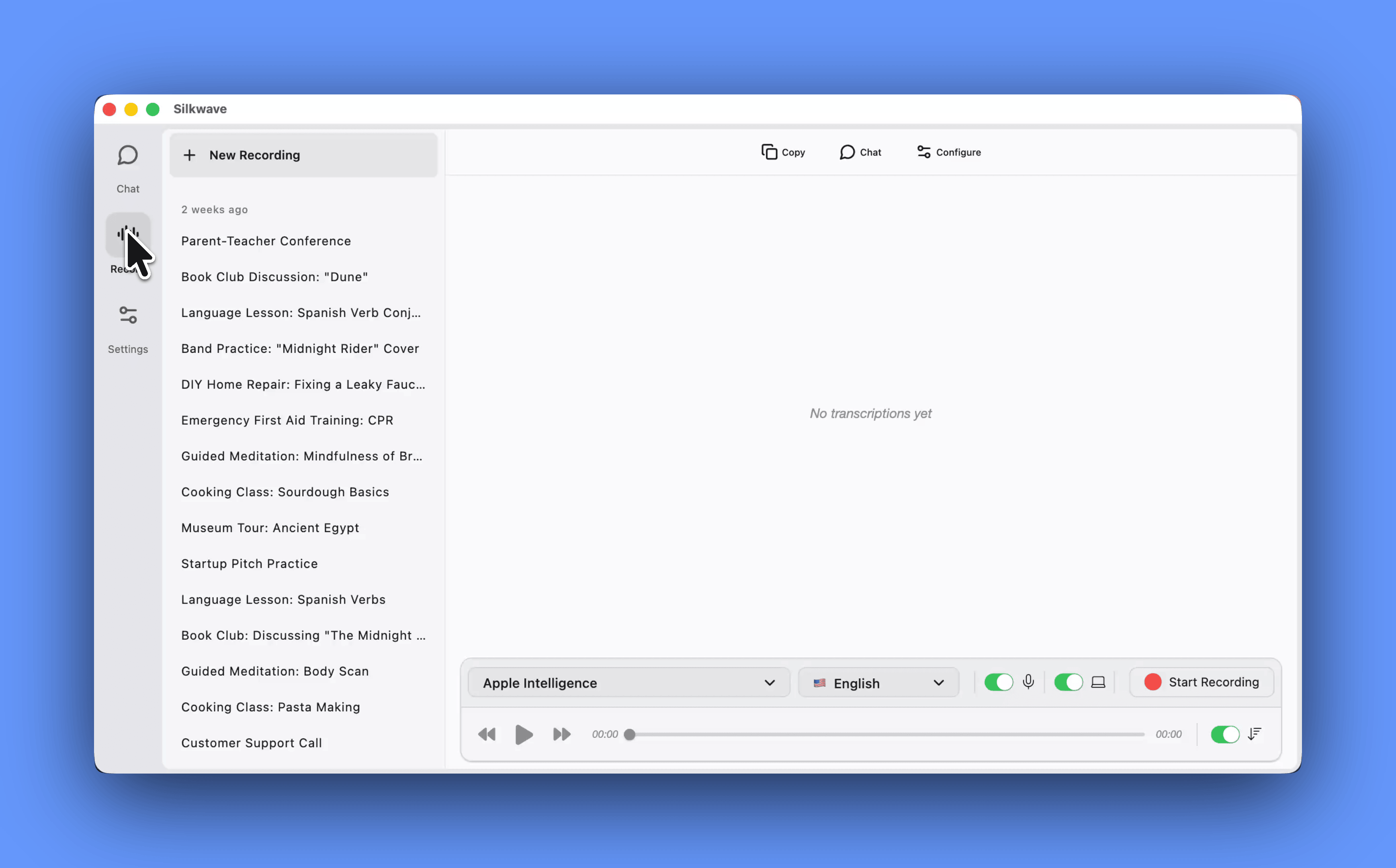 Silkwave Voice integrates Apple Intelligence and ChatGPT to create an AI-powered note-taking application for Apple devices.