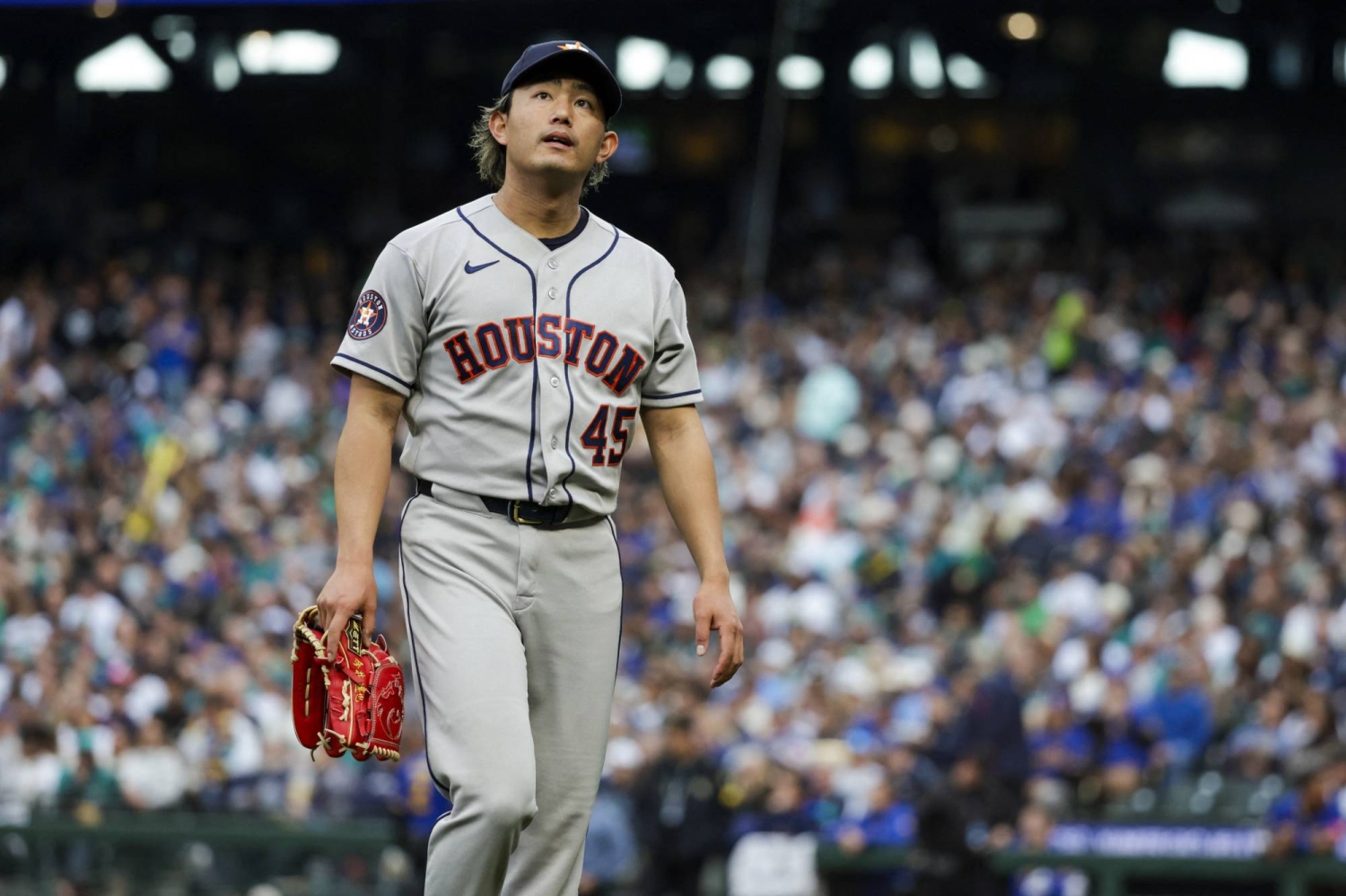 Houston Astros place pitcher Tatsuya Imai on injured list after struggling start to $54 million contract