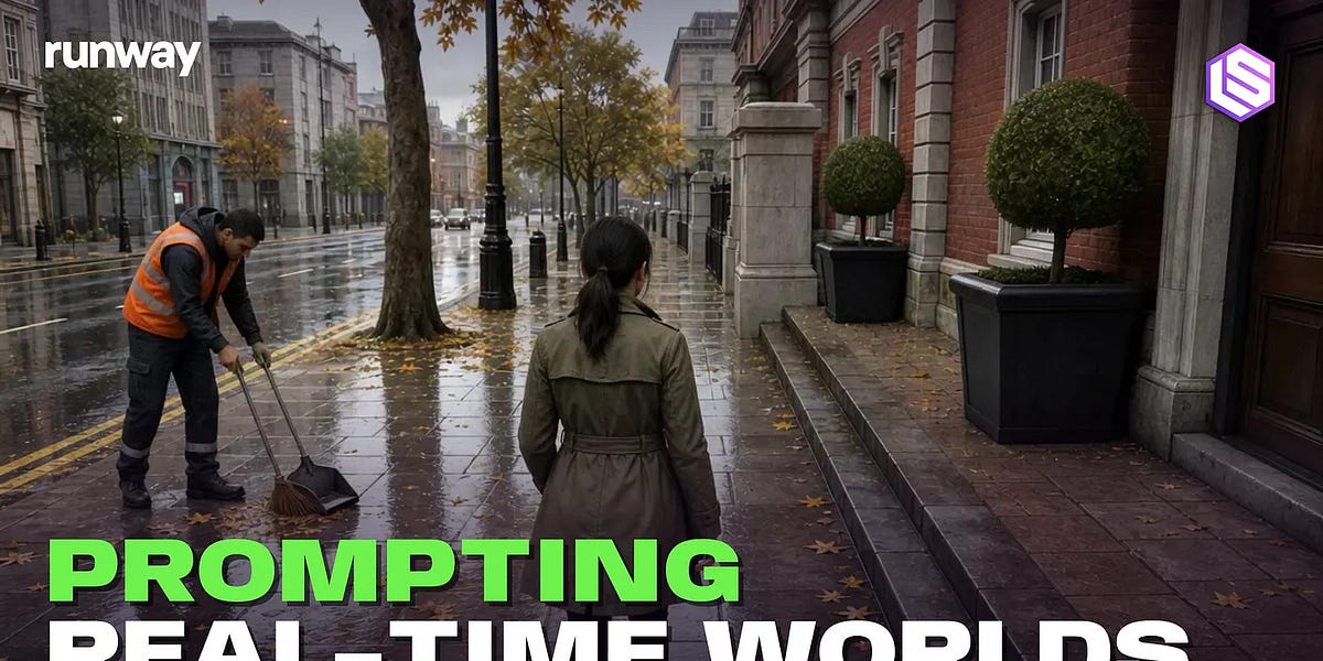 Runway's GWM Worlds 2 lets you prompt real-time worlds