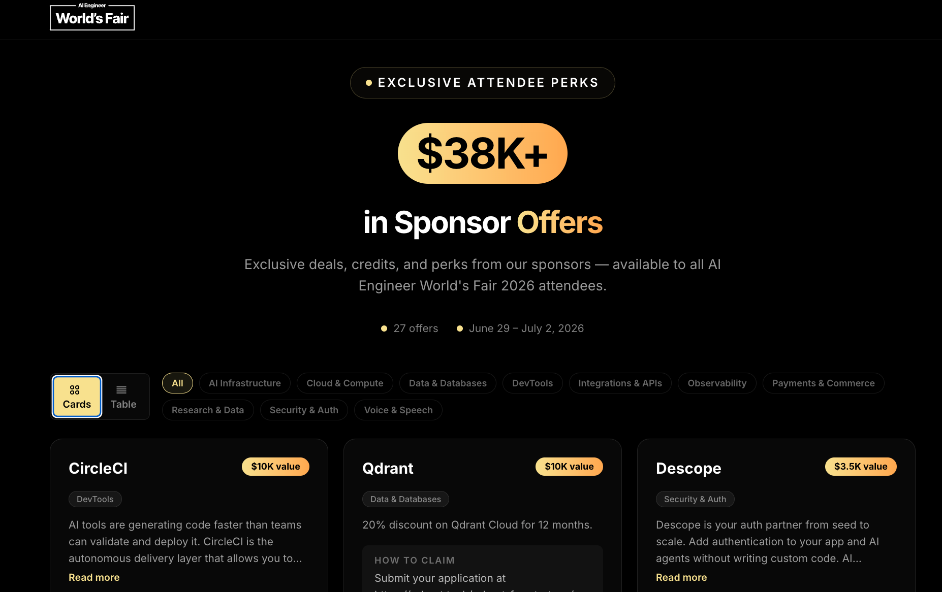 Latent Space tickets for AIE WF 2026 are selling out by Monday, with subscriber discounts and sponsor credits available.