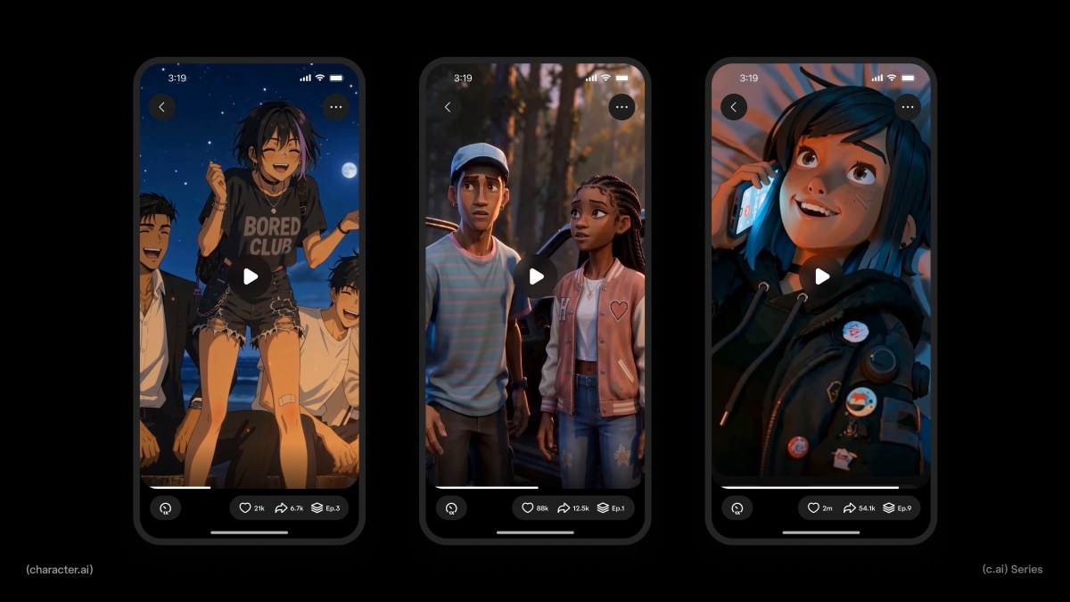Character.ai、マイクロドラマ制作に参入 視聴者が登場人物とチャット可能