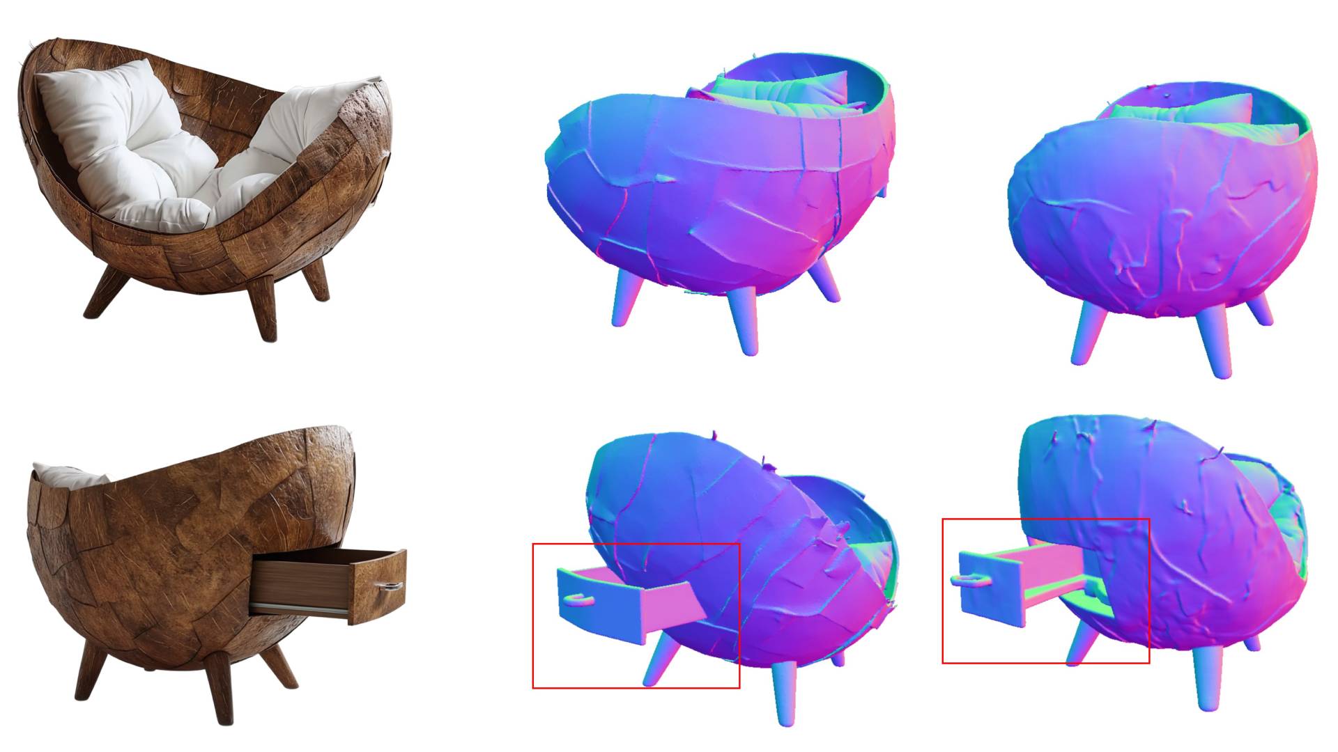Researchers use large language models to let users control the invisible back sides of 3D objects through text commands, solving a major limitation in single-image 3D generation.