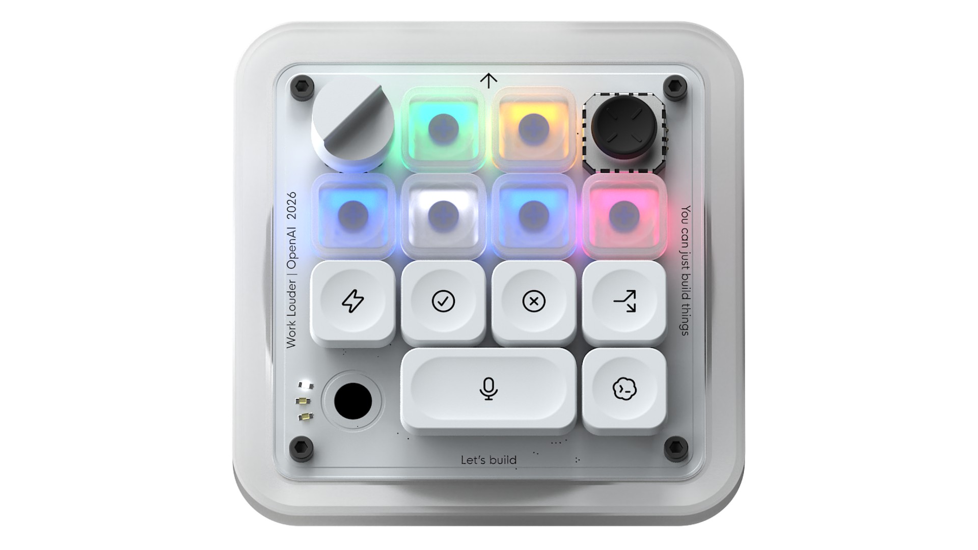 OpenAI, Work Louder debut Codex Micro joystick controller for AI agents