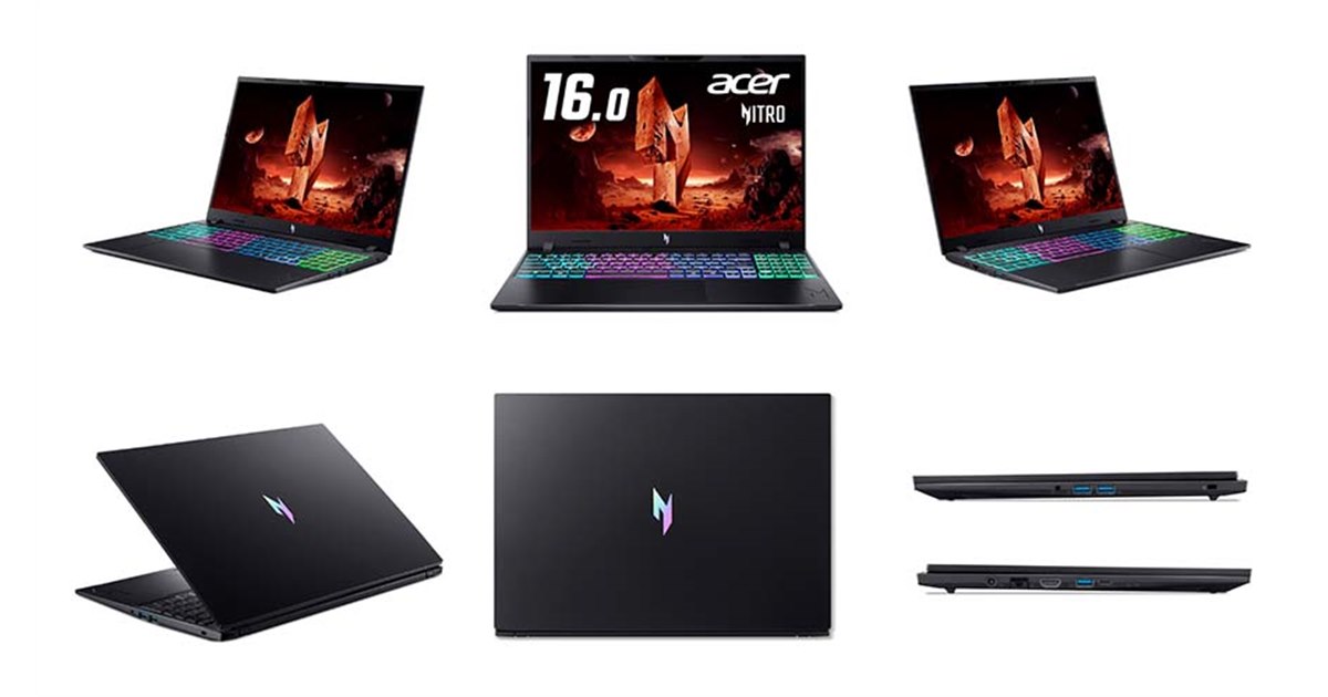 Acer launches Nitro V 16 AI with GeForce RTX 50 GPUs