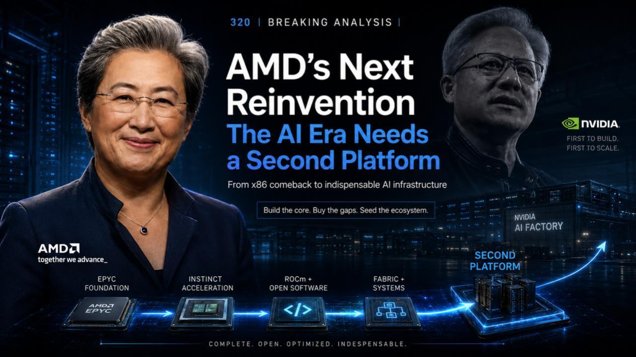 AMD charts new AI era strategy—not to beat Nvidia, but become essential alternative