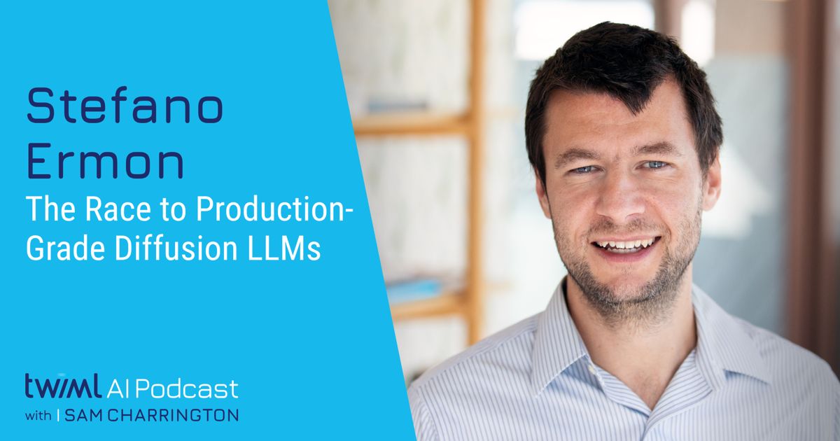 Stefano Ermon's Mercury 2 diffusion LLM achieves 5-10x faster inference by generating multiple tokens simultaneously, challenging autoregressive models' dominance.
