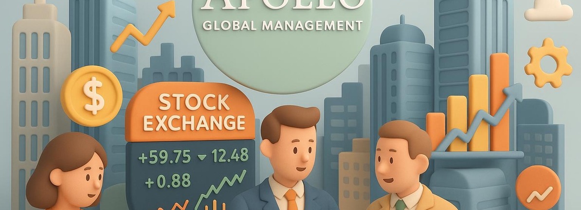 Apollo Global Management trades at P/E of 63.9x amid AI infrastructure partnership, down 12.67% year-to-date despite strong long-term returns